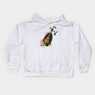 Lute, Lilac and Gooseberries Kids Hoodie